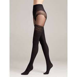 Dámské punčochy Conte CONTE_DELIGHT_Tights_with_imitation_fishnet_stockings_euro_packa