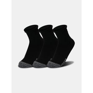 Under Armour Ponožky UA Heatgear Quarter 3pk-BLK - unisex