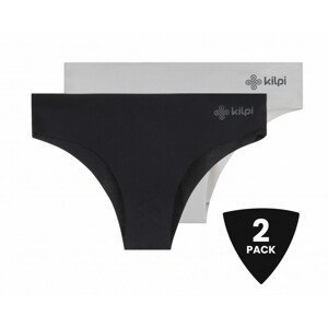 Dámské kalhotky 2 pack Kilpi NELIA-W šedé + černé