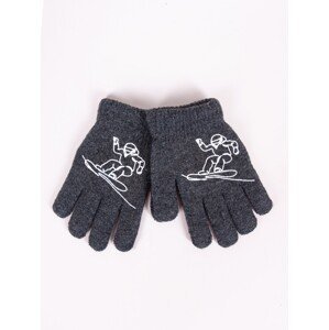 Yoclub Kids's Gloves RED-0200C-AA5A-005