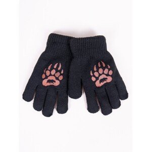 Yoclub Kids's Gloves RED-0200C-AA5A-002