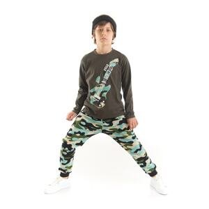 Mushi Camouflage Guitar Boys T-shirt Pants Set