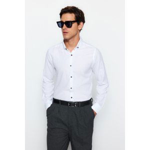 Trendyol White Men's Slim Fit Shirt