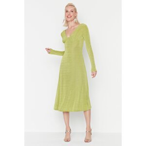 Trendyol Light Green Dress With Accessory Detail