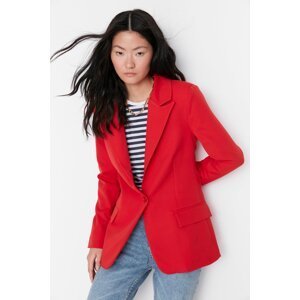 Trendyol Red Woven Lined Blazer Jacket