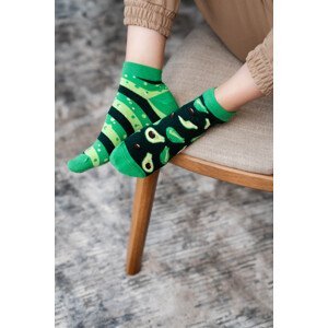 Avokádové ponožky 034-A023 Tmavě zelené Tmavě zelené
