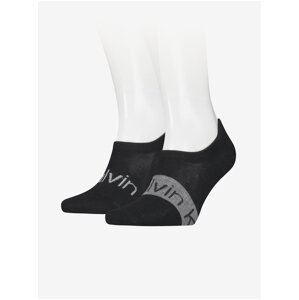 Sada dvou párů černých pánských ponožek Calvin Klein Underwear - Pánské