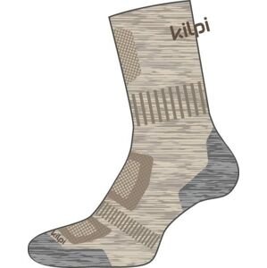 Sportovní vysoké ponožky Kilpi STEYR-U béžové