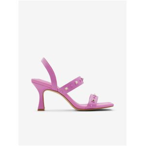Tmavě růžové dámské sandály na podpatku ALDO Louella - Dámské