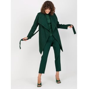 Dámský kabát Fashionhunters Green