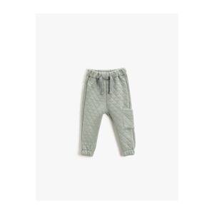 Koton Basic Trousers Quilted with Belt