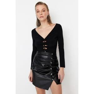 Trendyol Black Cut Out Detailed Body