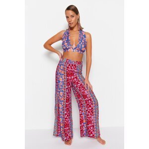 Trendyol Floral Patterned Woven Trousers