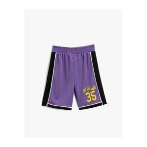 Koton Color Block Basketball Shorts