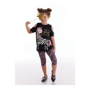 Mushi Unique Zebra Girl's Tunic Tights Set