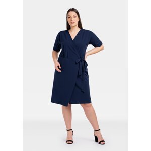 Karko Woman's Dress SC237 Navy Blue
