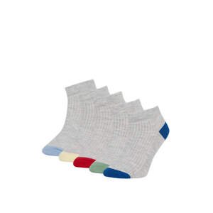 DEFACTO Boys Cotton 5 Pack Short Socks