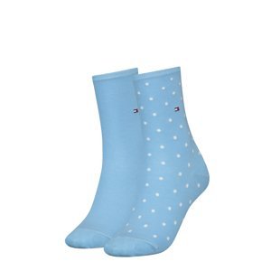 Sada dvou párů dámských ponožek v modré barvě Tommy Hilfiger Underw - Dámské