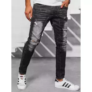 Černé pánské džínové kalhoty Dstreet