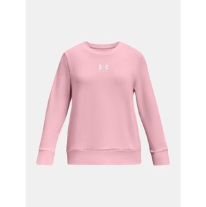 Under Armour Mikina UA Rival Terry Crew -PNK - Holky