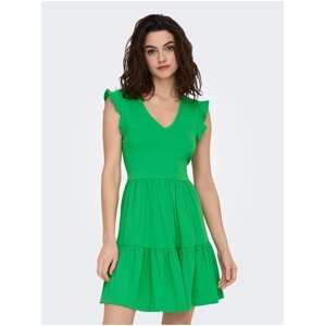 Světle zelené dámské šaty ONLY May - Dámské