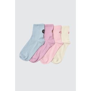Trendyol Multicolored 4 Pack Cotton Knitted Socks