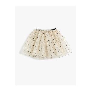 Koton Tutu Skirt with Polka Dots Elastic Waist
