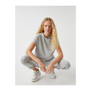 Koton Short Sleeve Sweatshirt Modal-Mixed