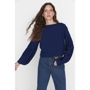 Trendyol Sax Sleeve Detailed Knitwear Sweater