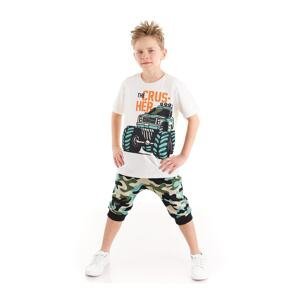 Mushi Monster Car Boy T-shirt Capri Shorts Set