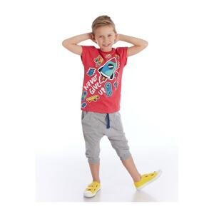 mshb&g Play Time Boy's T-shirt Capri Shorts Set