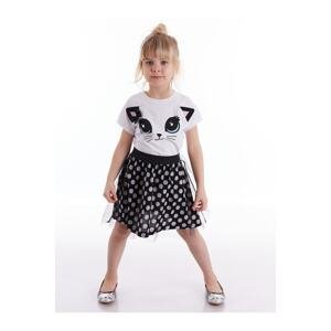 Denokids Pointed Cat Girl Kid Blouse and Skirt Suit