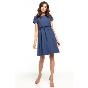 Tessita Woman's Dress T266 4 Navy Blue