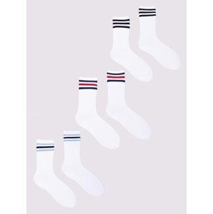 Yoclub Unisex's Mens' Socks Basic Colours 3-Pack SKA-0130U-0100