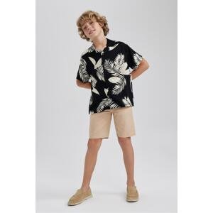 DEFACTO Pack of Boy Short Sleeve Shirt & Short - 2 Pieces