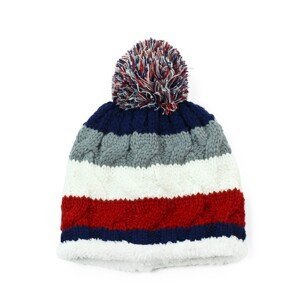 Art Of Polo Woman's Cap Cz14305-3 Navy Blue/Red