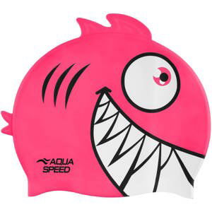 AQUA SPEED Kids's Swimming Cap ZOO Pirana 03