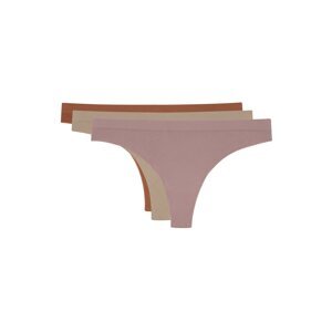 LOS OJOS 3 Pieces of Seamless Brazilian Pattern Panties