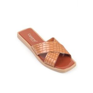 Capone Outfitters Capone Diagonal Transparent Strap Slippers