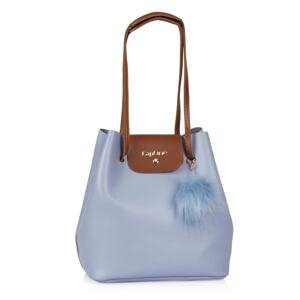 Capone Outfitters Capone Padova Leather Baby Blue Women's Shoulder Bag