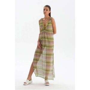 Dagi Green - Ecru Strapless Long Dress