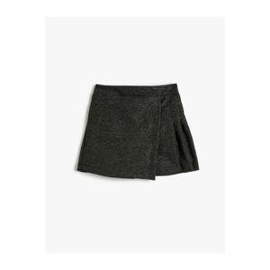 Koton Girl's Anthracite Shorts & Bermuda