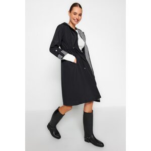 Trendyol Black Hooded Waterproof Raincoat