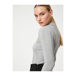 Koton Soft Textured Knitwear Sweater Turtleneck