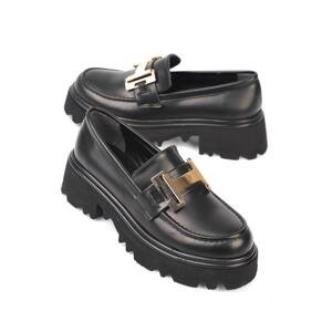 Capone Outfitters Round Toe H Buckle Women's Loafer