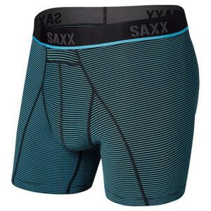 Saxx KINETIC L-C MESH BB cool blue mini stripe