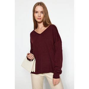 Trendyol Plum Super Wide fit Basic Knitwear Sweater