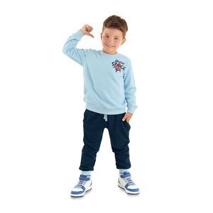 Mushi Space Boy Blue Navy Blue Thick Tracksuit Suite