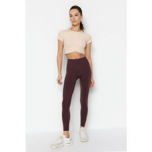 Jerf Vella - Maroon High Waist Consolidating Leggings