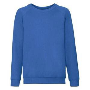 Niebieska bluza dziecięca Raglan Sweat Fruit of the Loom